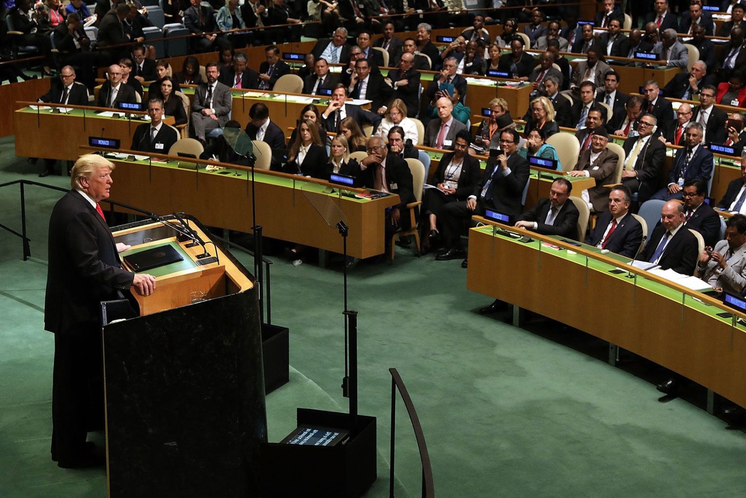 Trump was laughed at on the UN stage. Now world leaders court him