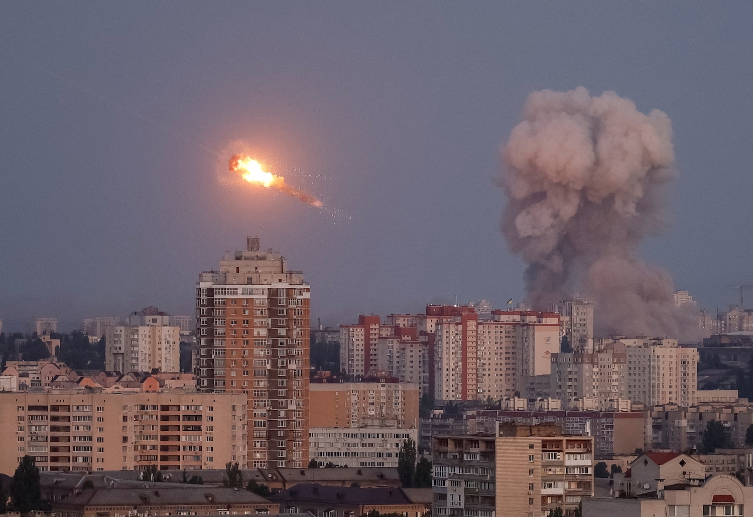 Ukraine cabinet building hit in largest Russian strike of war, Zelenskyy says