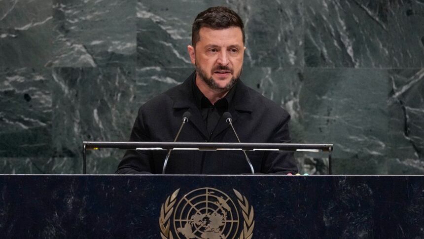 Zelenskyy addresses UN, as Russia scoffs at Trump's latest assessment of Ukraine war