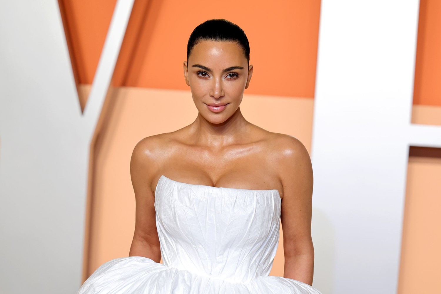 Kim Kardashian pictured at the 2025 Vanity Fair Oscar Party in March. Dia Dipasupil/FilmMagic/Getty Images