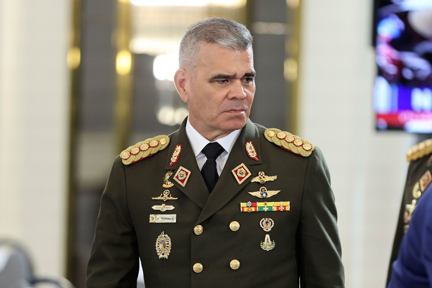 Defense Minister of Venezuela Vladimir Padrino attends a press conference on September 1, in Caracas, Venezuela. Jesus Vargas/Getty Images/File