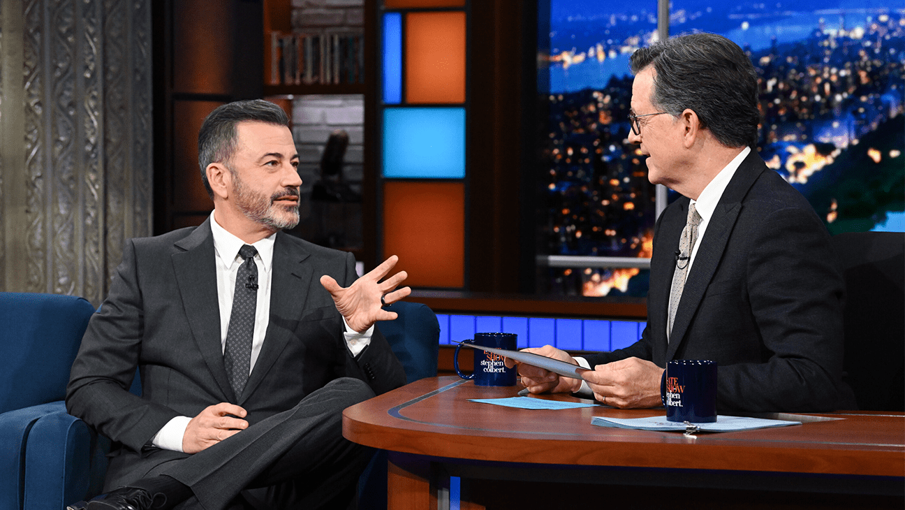 Kimmel, Colbert and Seth Meyers unite for Trump dig: Watch