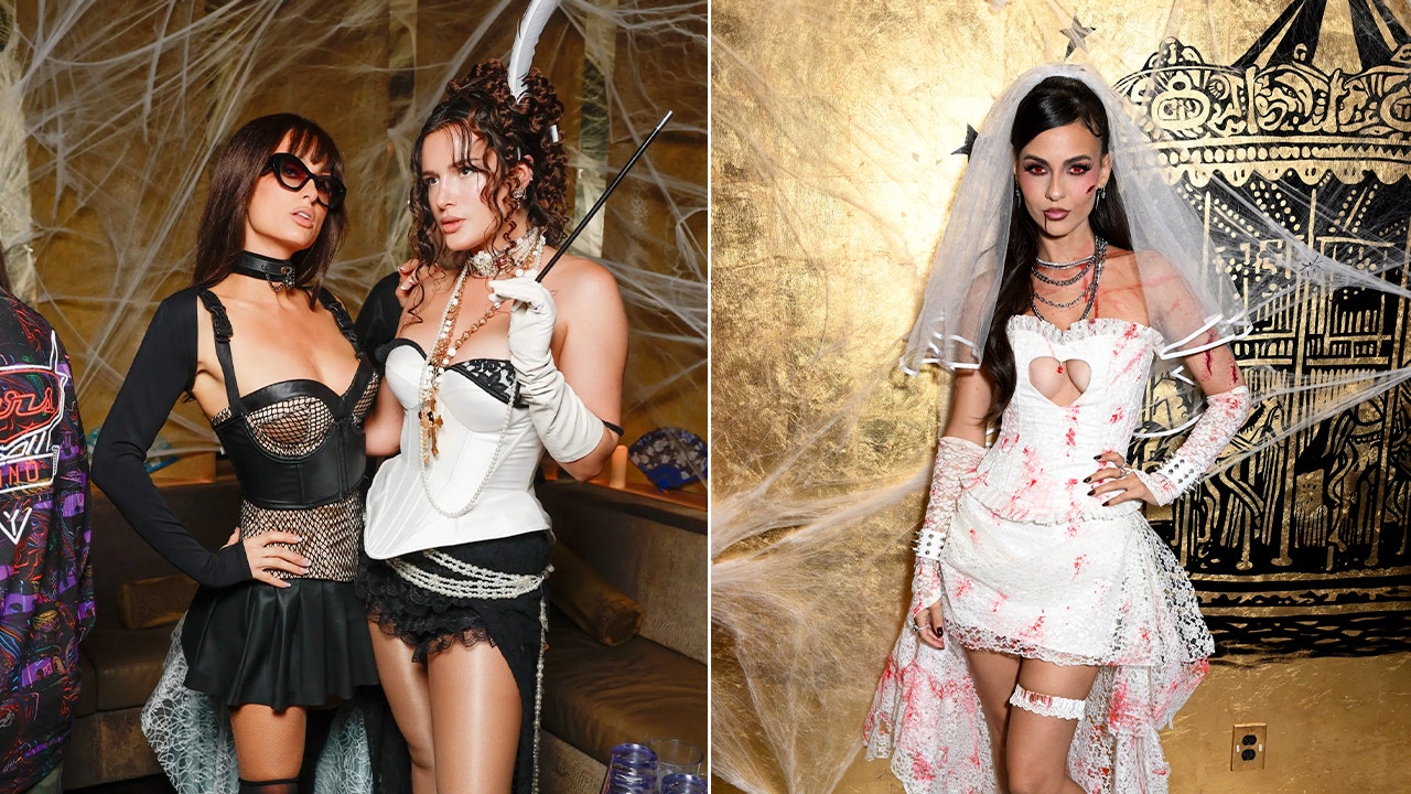 Kardashian clan and Paris Hilton reveal jaw-dropping Halloween looks at elite parties