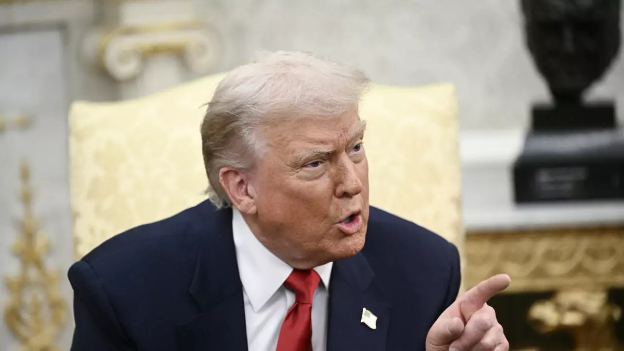 Trump threatens ABC News in Oval Office meltdown