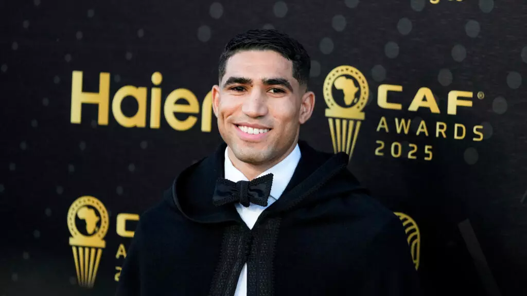 CAF Awards 2025 : Achraf Hakimi remporte le Ballon d'Or africain