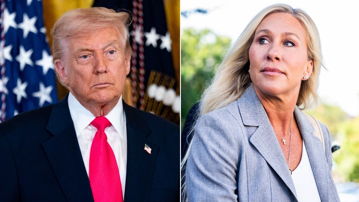 Trump reacts to Rep. Marjorie Taylor Greene's resignation announcement
