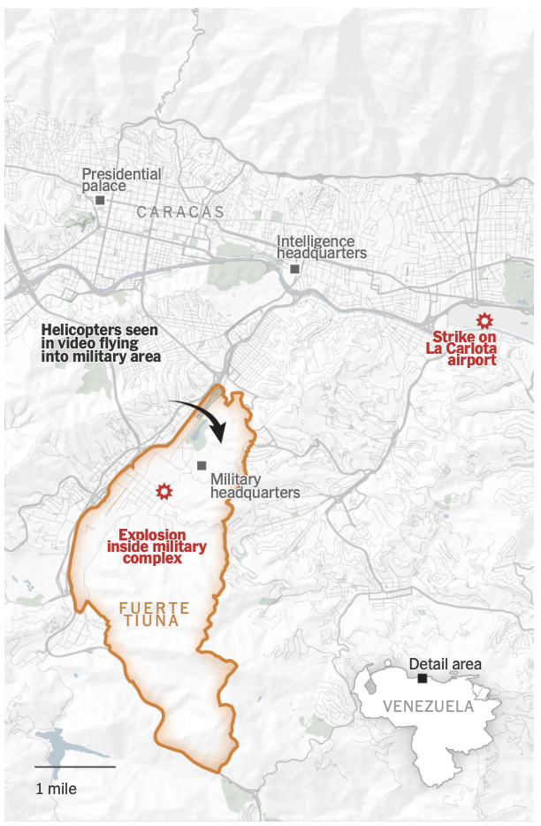 Sources: OpenStreetMap, NASA Shuttle Radar Topography Mission via OpenTopography. The New York Times