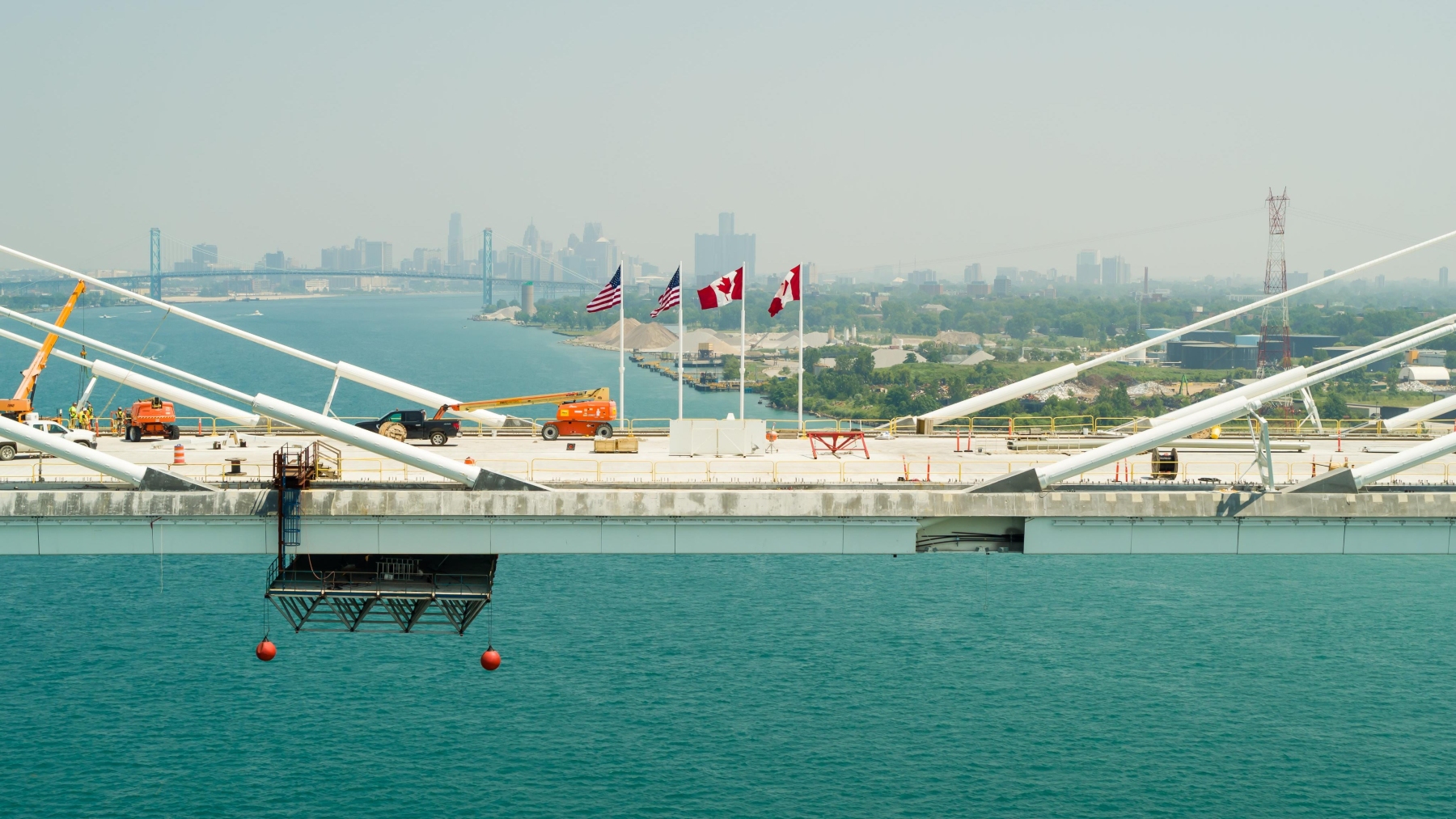 Trump menace de bloquer l’ouverture du nouveau pont entre Windsor et Détroit