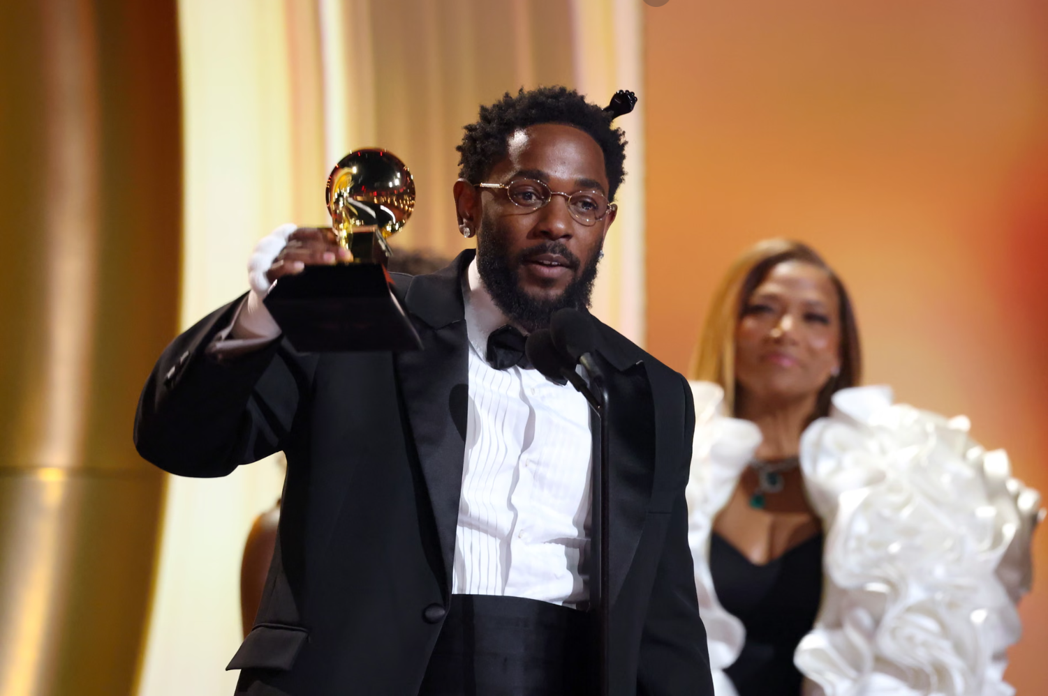 Kendrick Lamar. Photograph: Kevin Mazur/Getty Images for The Recording Academy
