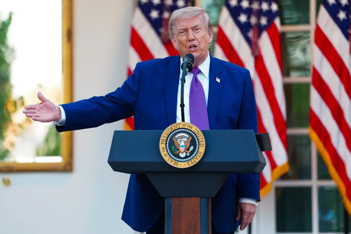US President Donald Trump  Photographer: Aaron Schwartz/Sipa/Bloomberg