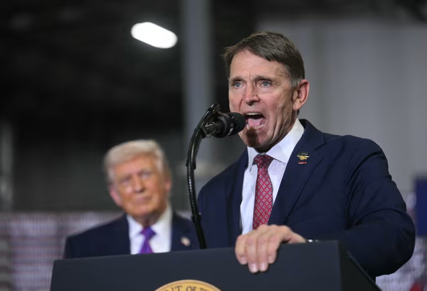 Meet the Republican recruited by Donald Trump’s allies to beat Thomas Massie