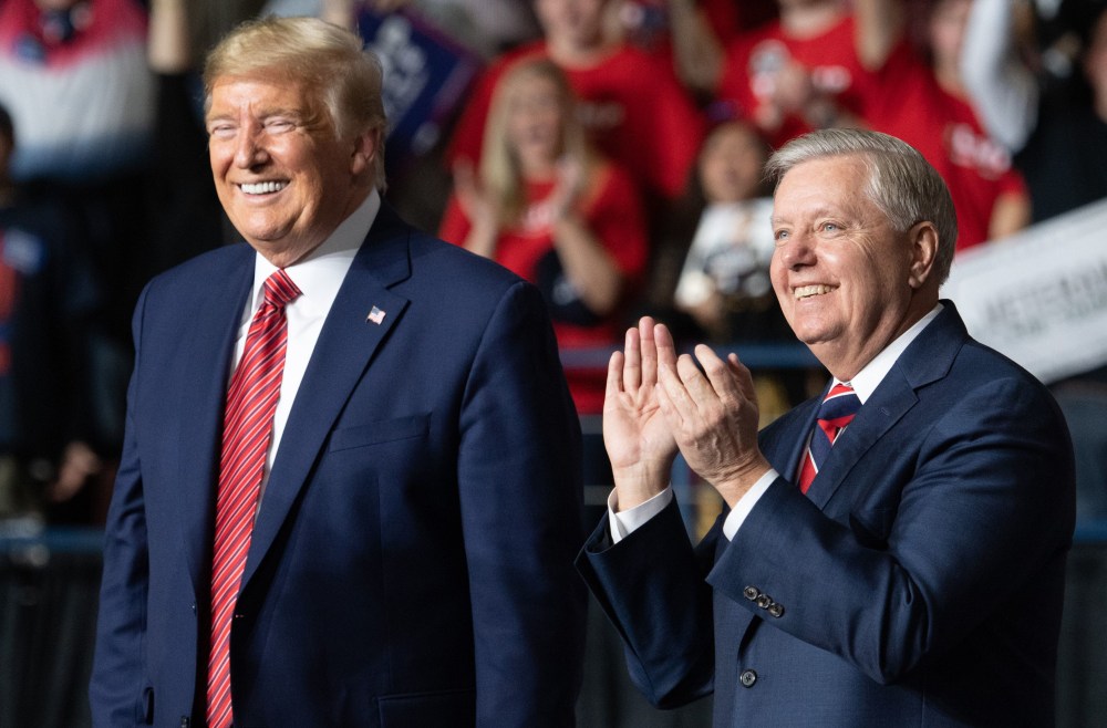 Trump says he spoke with Sen. Lindsey Graham hours before his death