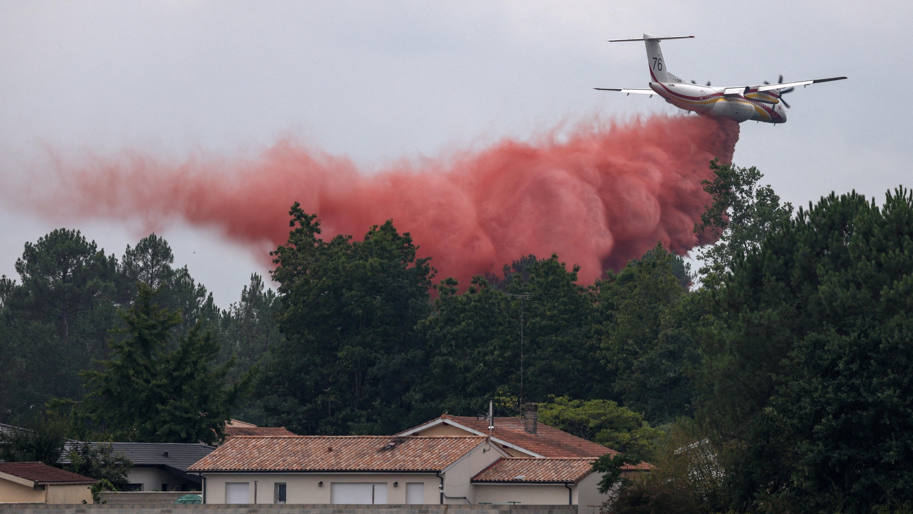 Feux de forêt près de Bordeaux : accalmie avant l’arrivée d’une vague de chaleur