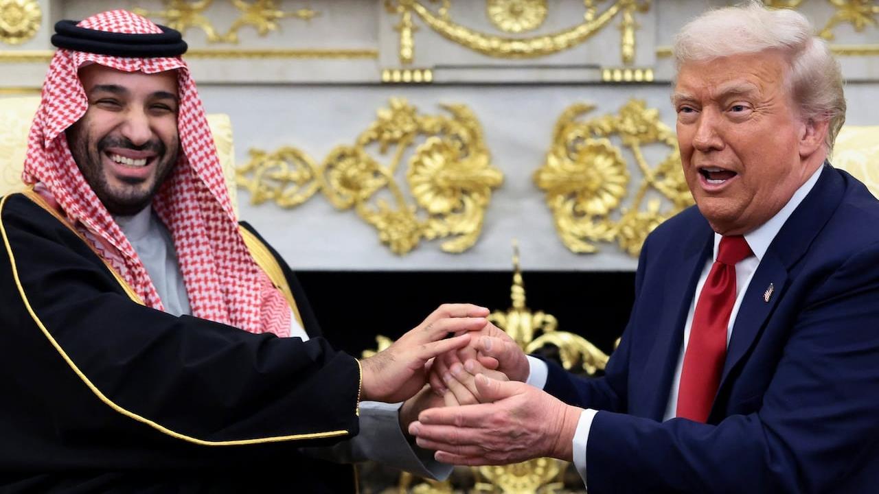Le président américain, Donald Trump, et le prince héritier saoudien, Mohammed ben Salmane, lors d'une réunion dans le bureau ovale en novembre 2025. (Photo d'archives)  Photo : Reuters / Evelyn Hockstein