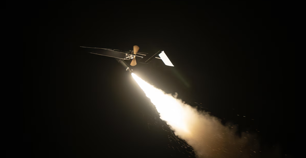 Un drone ukrainien à longue portée lancé vers la Russie. (Photo d'archives)  Photo : Getty Images / GENYA SAVILOV