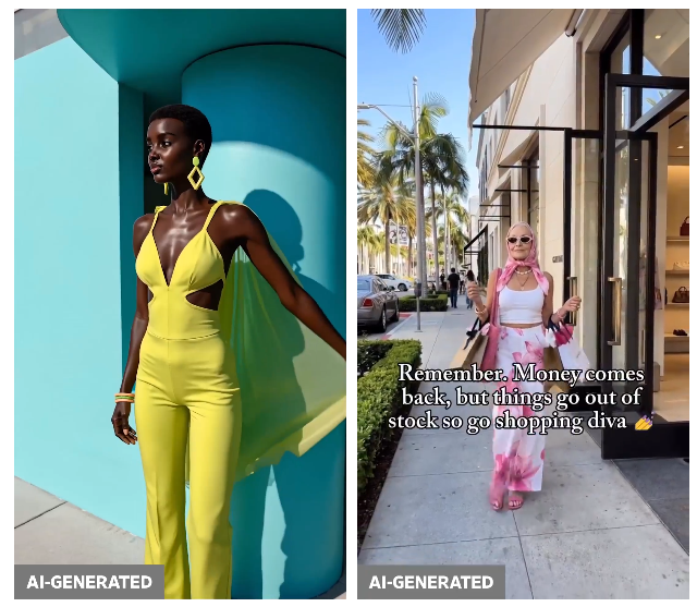 Shudu, left, was inspired by the Princess of South Africa Barbie; Granny Spills resembles co-creator Eric Suerez's real-life grandma, he says.The Diigitals, Blur Studios