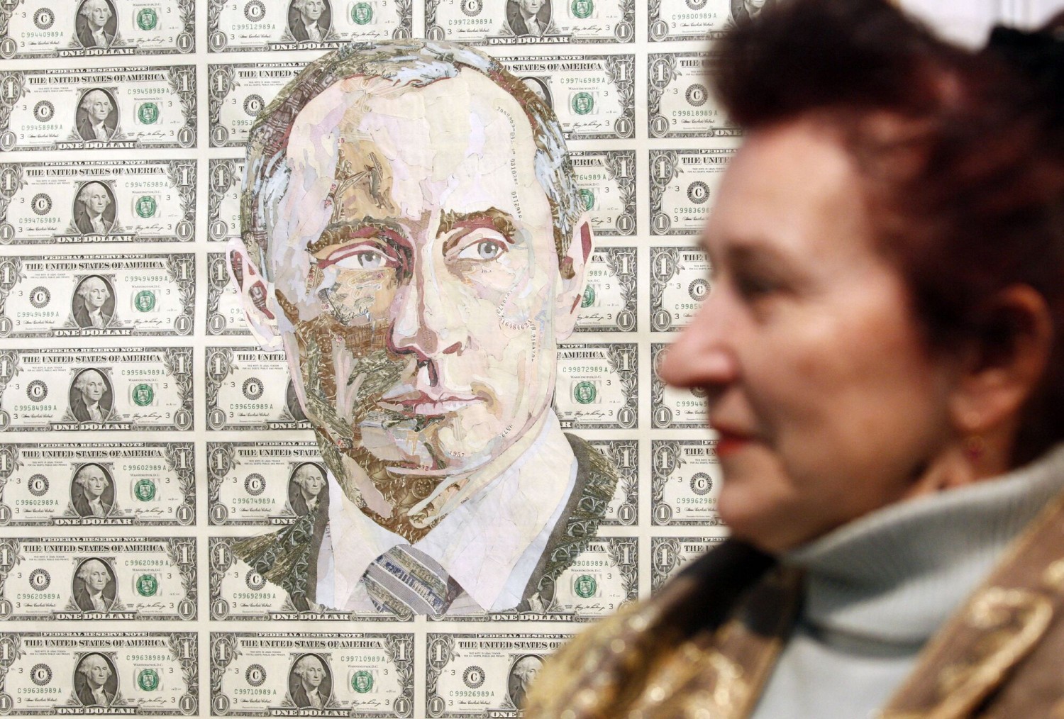 Dollars without face value.Photographer: Vladimir Sindeyev/AFP via Getty Images
