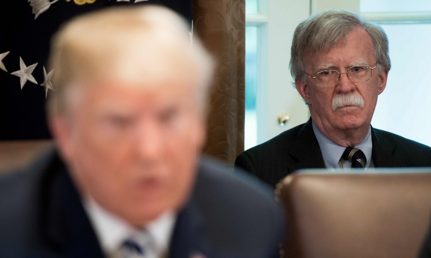  Bolton ‘played Trump like a Stradivarius’, according to one former aide. Photograph: Saul Loeb/AFP/Getty Images