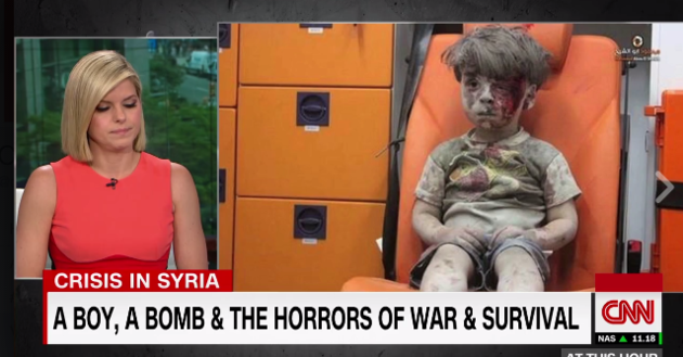 CNN Anchor Moved To Tears During Report On Bloodied Syrian Boy