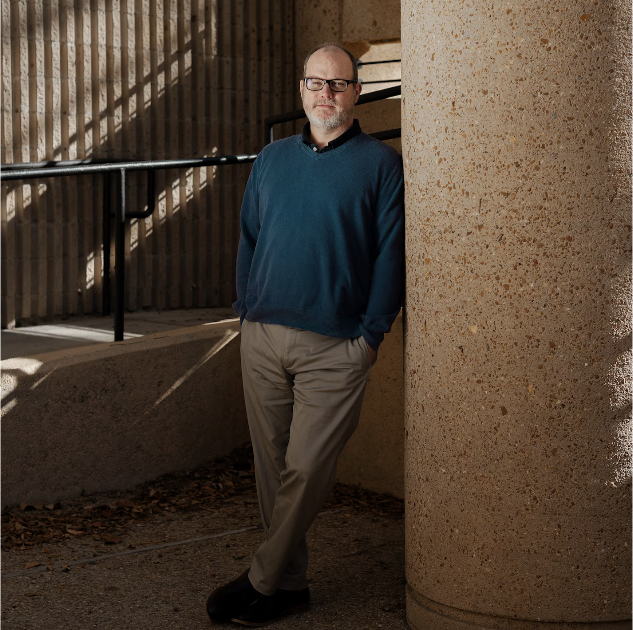Stephen Monroe, associate professor in the Department of Writing and Rhetoric at the University of Mississippi. (Houston Cofield for The Washington Post)