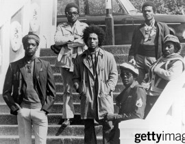 The Wailers (Earl Lindo, Aston Barrett, Bob Marley, Peter Tosh, Carlton Barrett and Bunny Wailer) pose for a portrait in 1973 in London