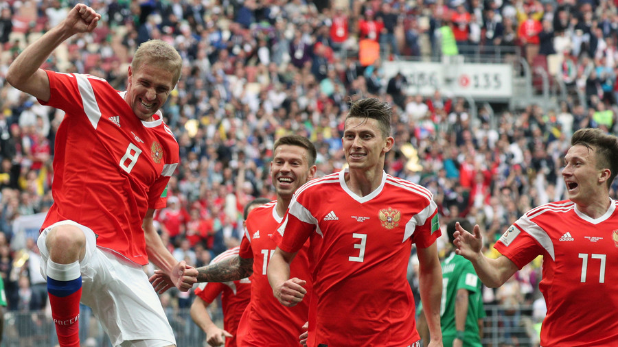 Surprise selection Gazinsky scores 1st World Cup 2018 goal for Russia