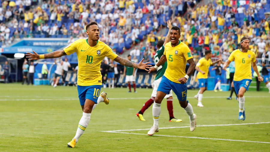 Brazil 2-0 Mexico: Neymar plays hero & villain in last 16 victory over El Tri