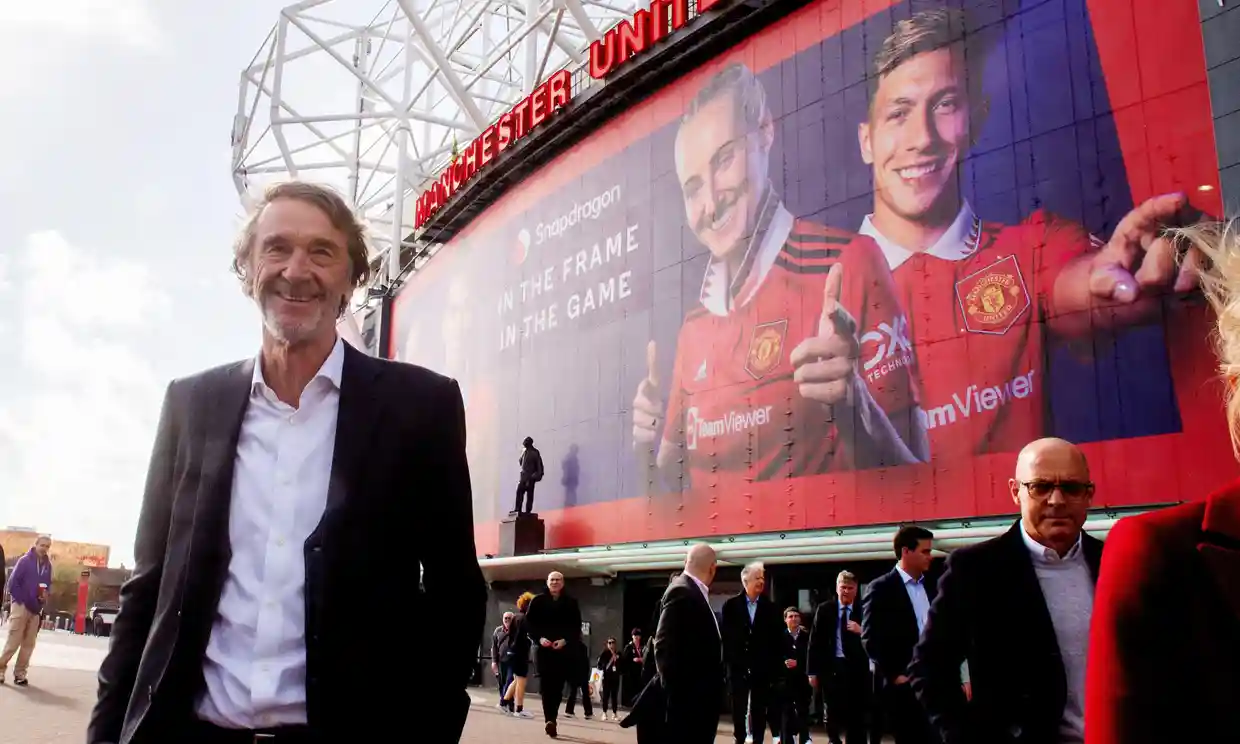 Sir Jim Ratcliffe completes deal to buy Manchester United minority stake