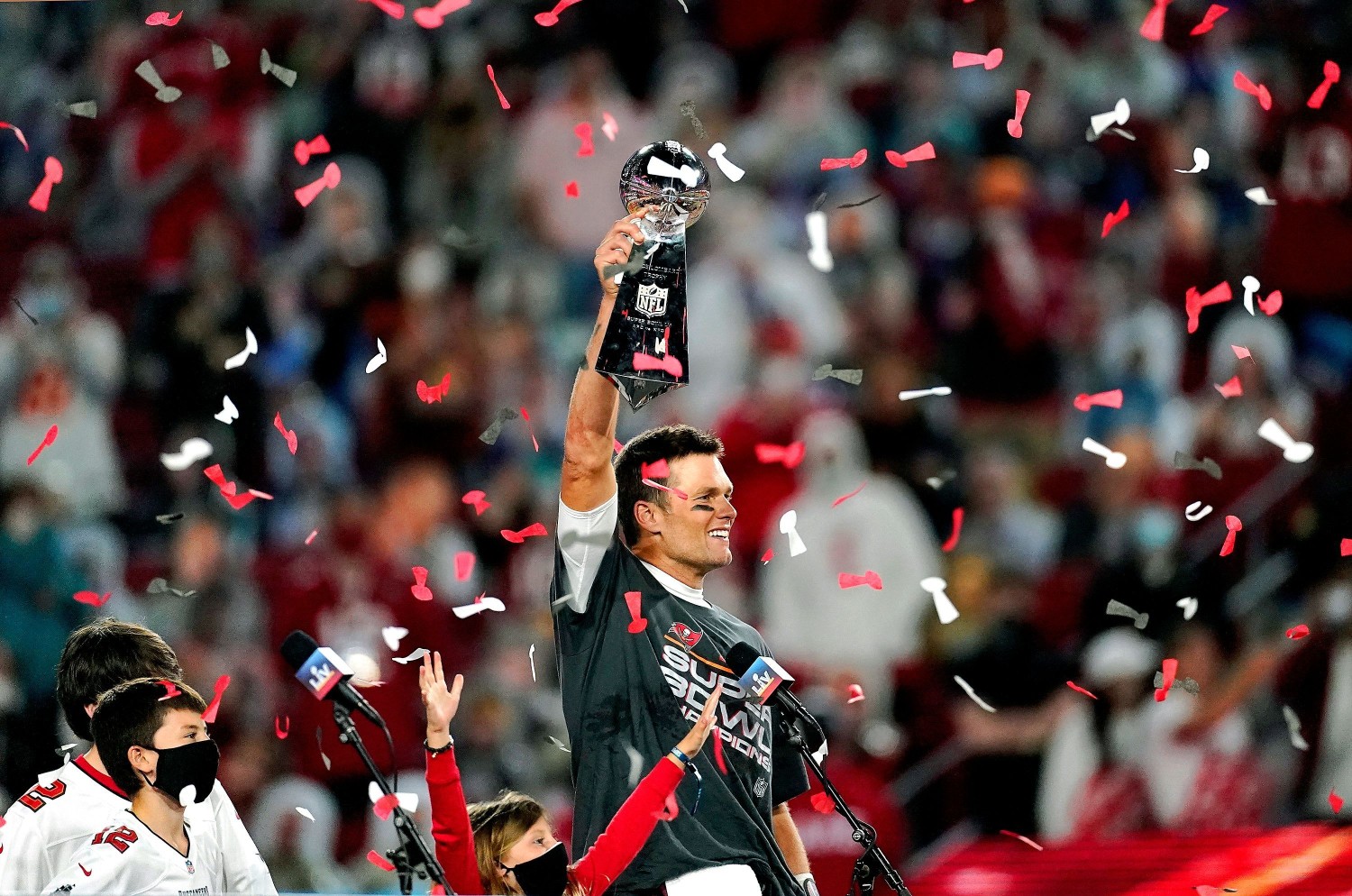 After losing a power struggle in New England, Tom Brady resuscitated his career by winning Super Bowl LV with the Tampa Bay Buccaneers. AP Photo/Ashley Landis