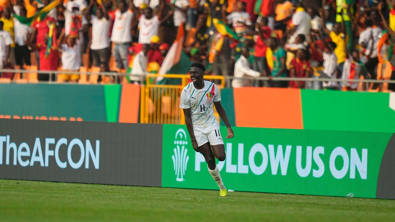 Cameroon held to 1-1 draw by 10-man Guinea