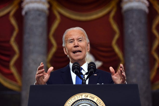 Biden says Trump 'tried to prevent the peaceful transfer of power'